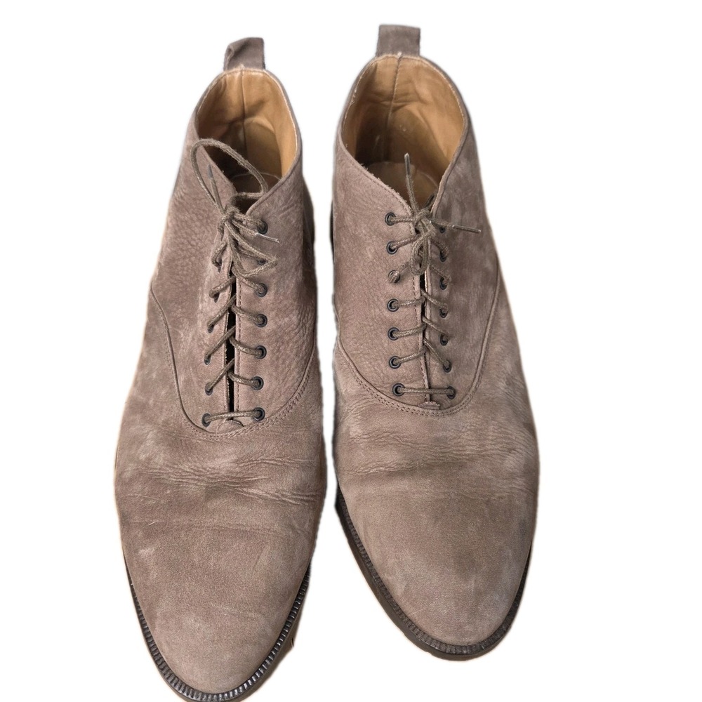 Kenneth cole new york men's Tan suede lace up desert boot Made In Italy Men's 12